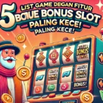 5 List Game dengan Fitur Bonus Slot Paling KECE!